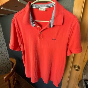 Le Tigre Polo Shirt L Large Men's Short Sleeve Logo Front Casual